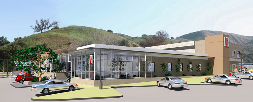 Las Virgenes Medical Center Addition & Remodel - ENR architects, Granbury, TX 760492 - SW Elevation